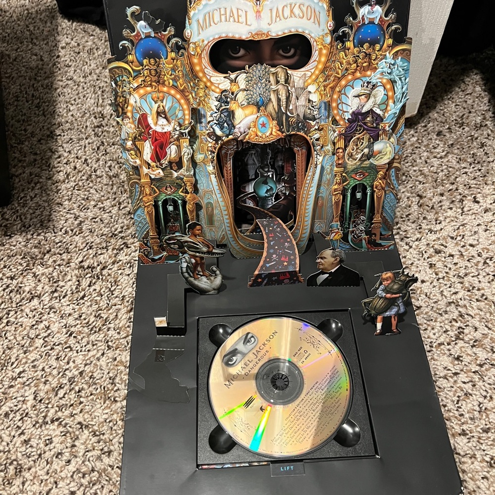 Michael Jackson Dangerous Pop-Up CD